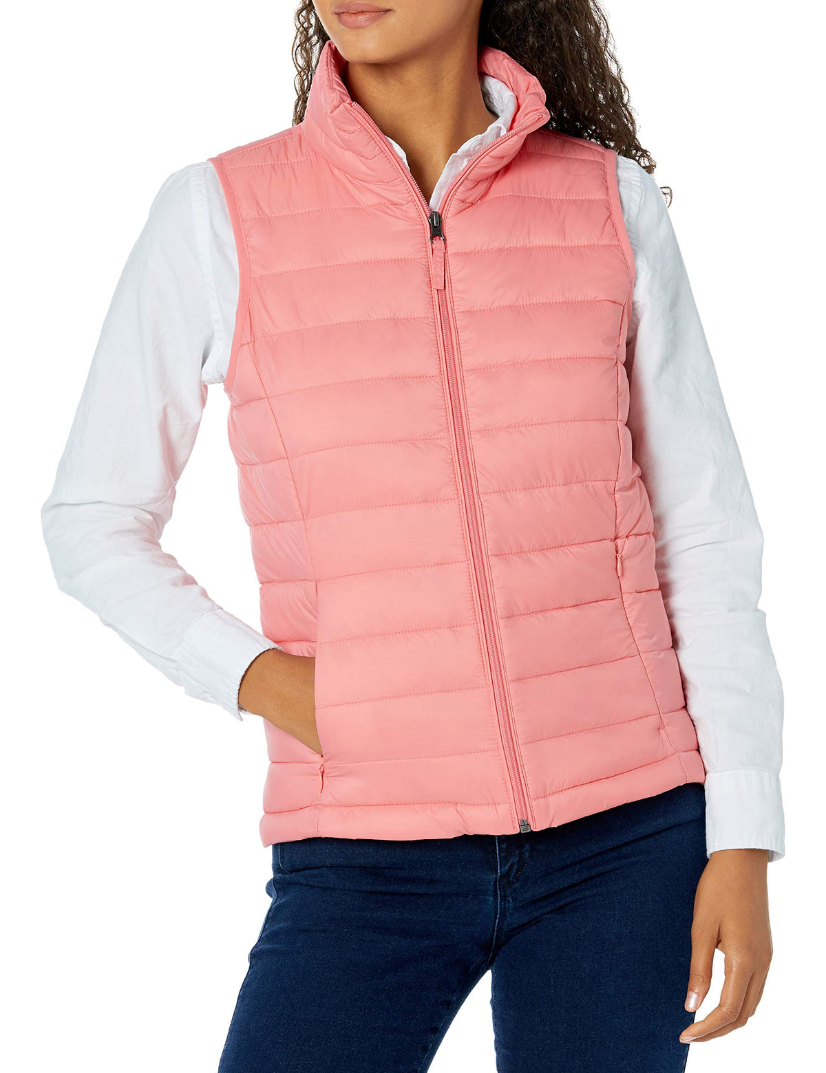Amazon Essentials Women's Lightweight Water-Resistant Packable Puffer Vest