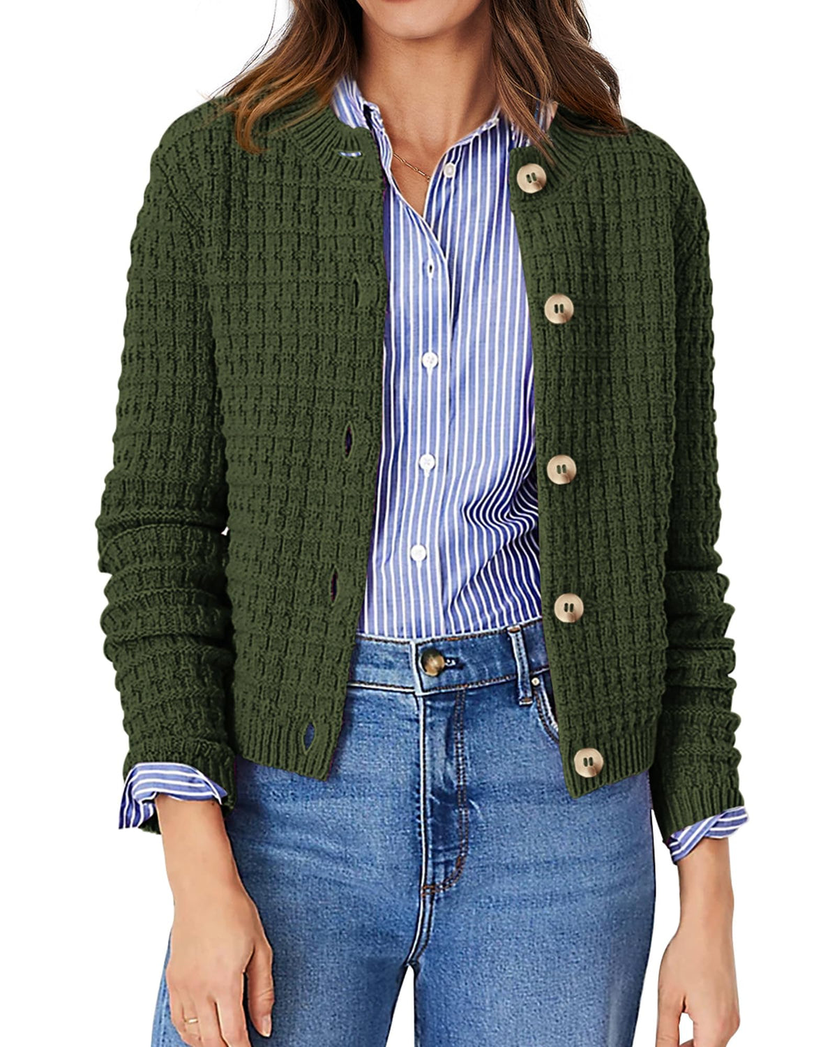 PRETTYGARDEN Women's Fall Lightweight Cardigan Sweaters