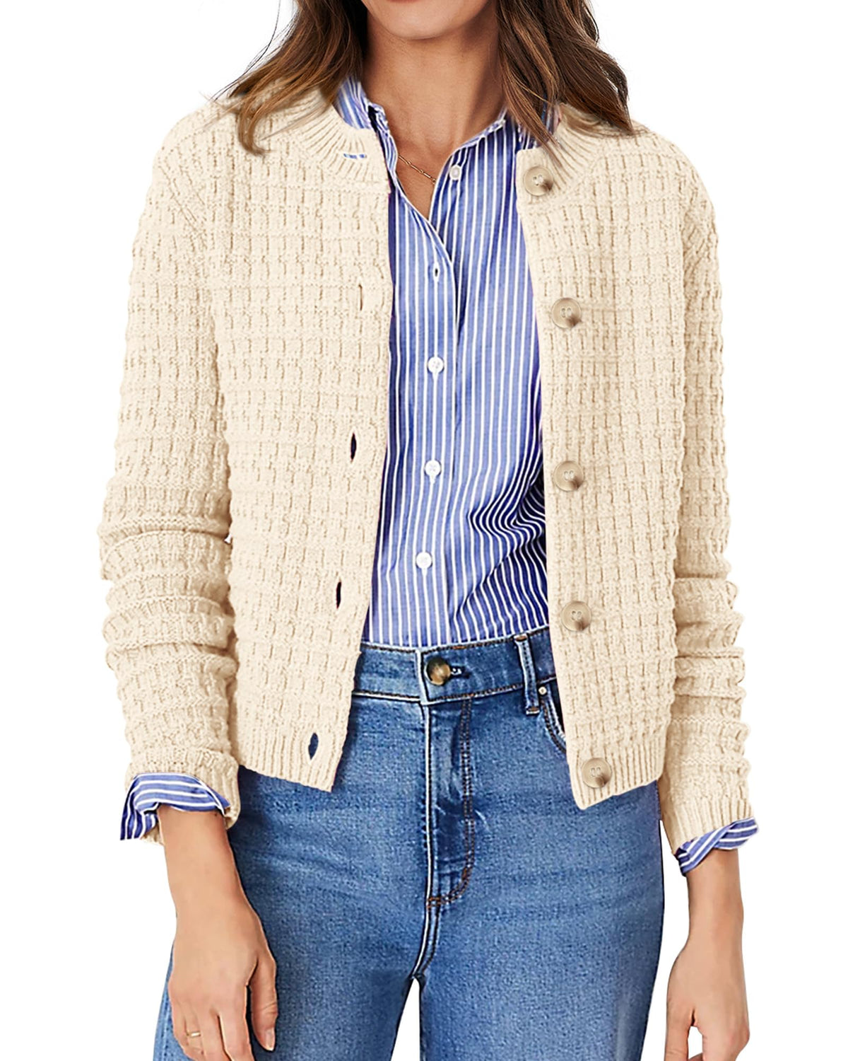 PRETTYGARDEN Women's Fall Lightweight Cardigan Sweaters