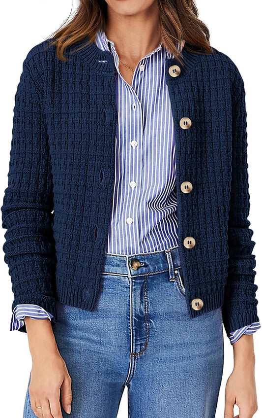 PRETTYGARDEN Women's Fall Lightweight Cardigan Sweaters