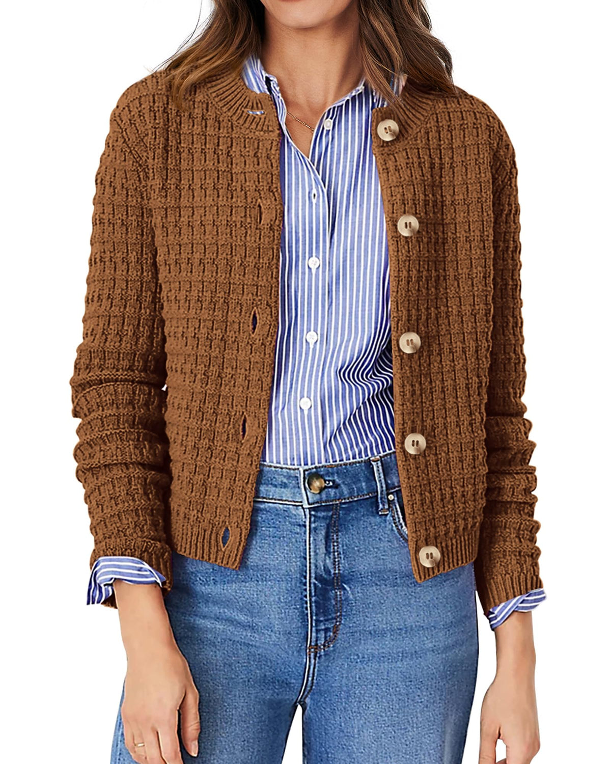 PRETTYGARDEN Women's Fall Lightweight Cardigan Sweaters