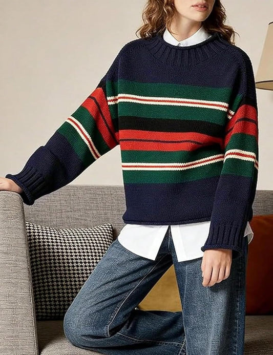 Yimoon Womens Rollneck Sweater Oversized Cotton Sweater 2026