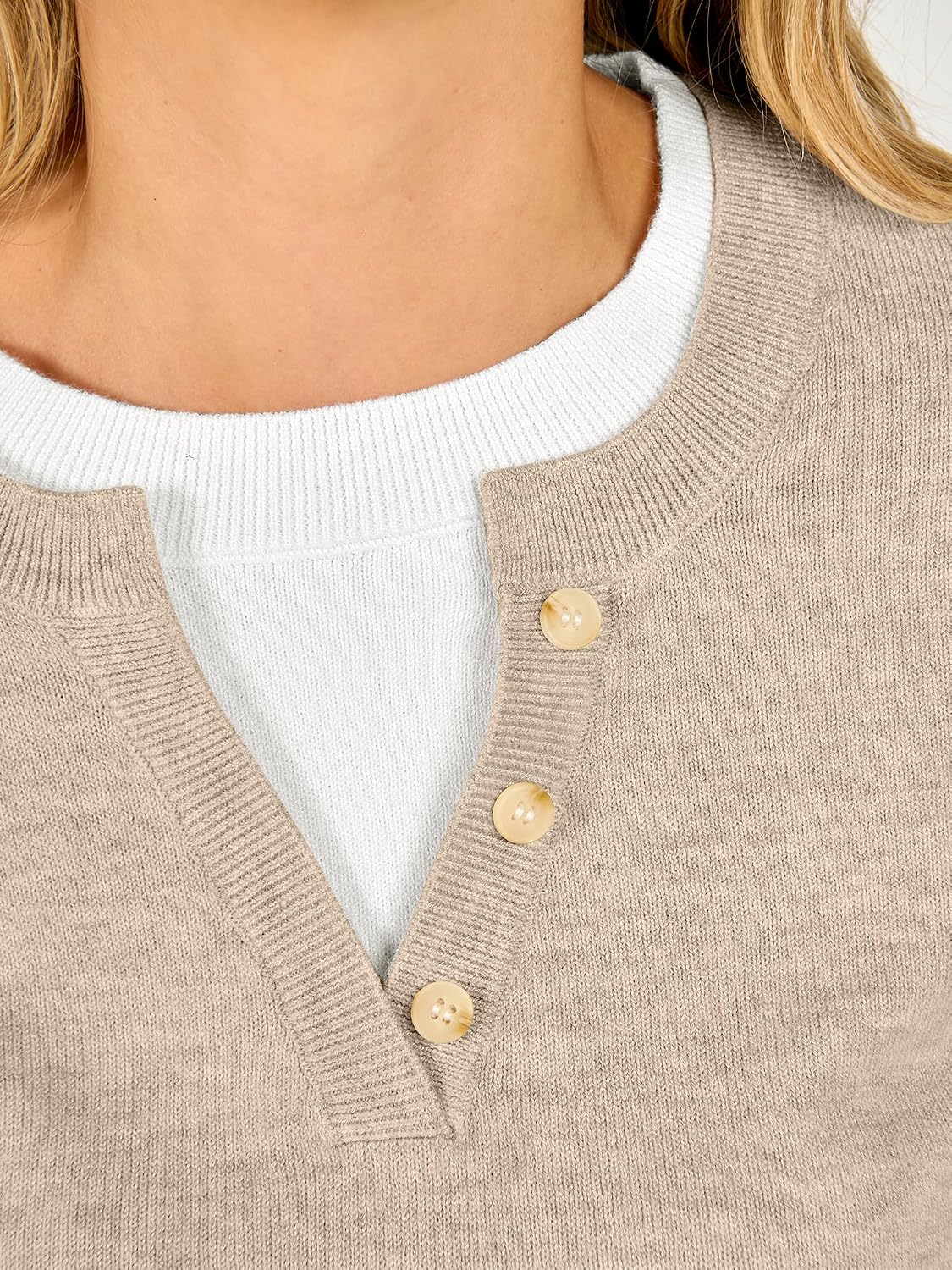 ANRABESS Sweaters for Women 2026 Fall Long Sleeve Lightweight Pullover Tops