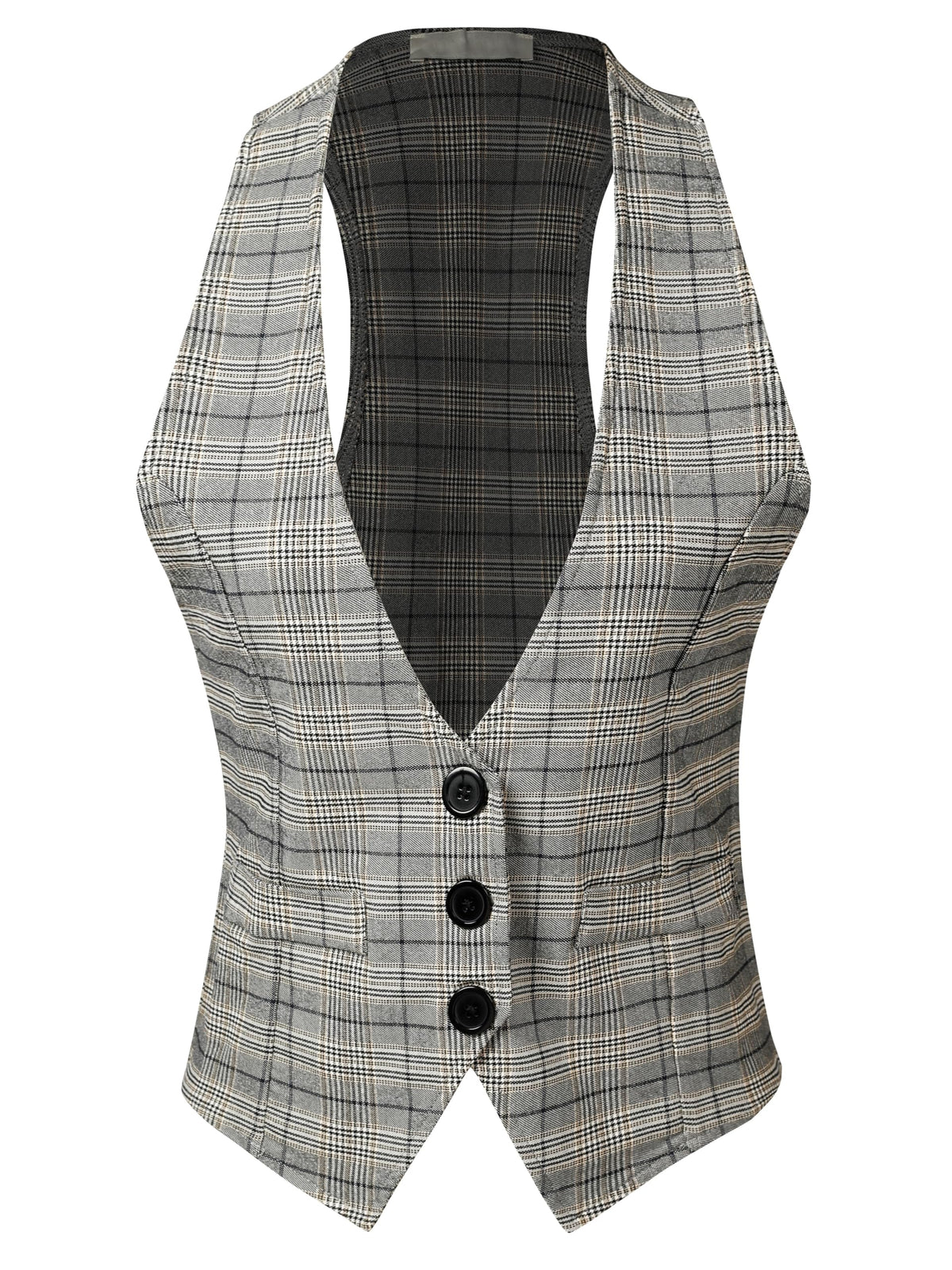 Design by Olivia Women's Racerback Tuxedo Vest