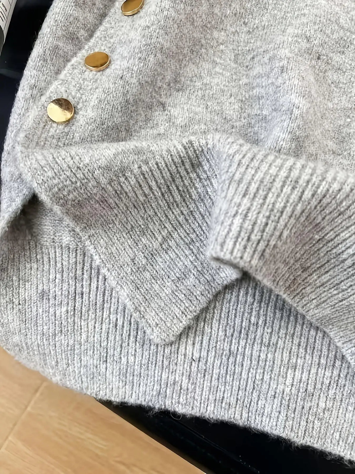 New Women's Slim Fit Short Sleeve Y2K Knit Vest Tops, Round Neck Plain Color Button Front, Casual Daily Wear, Spring Summer Fall Winter